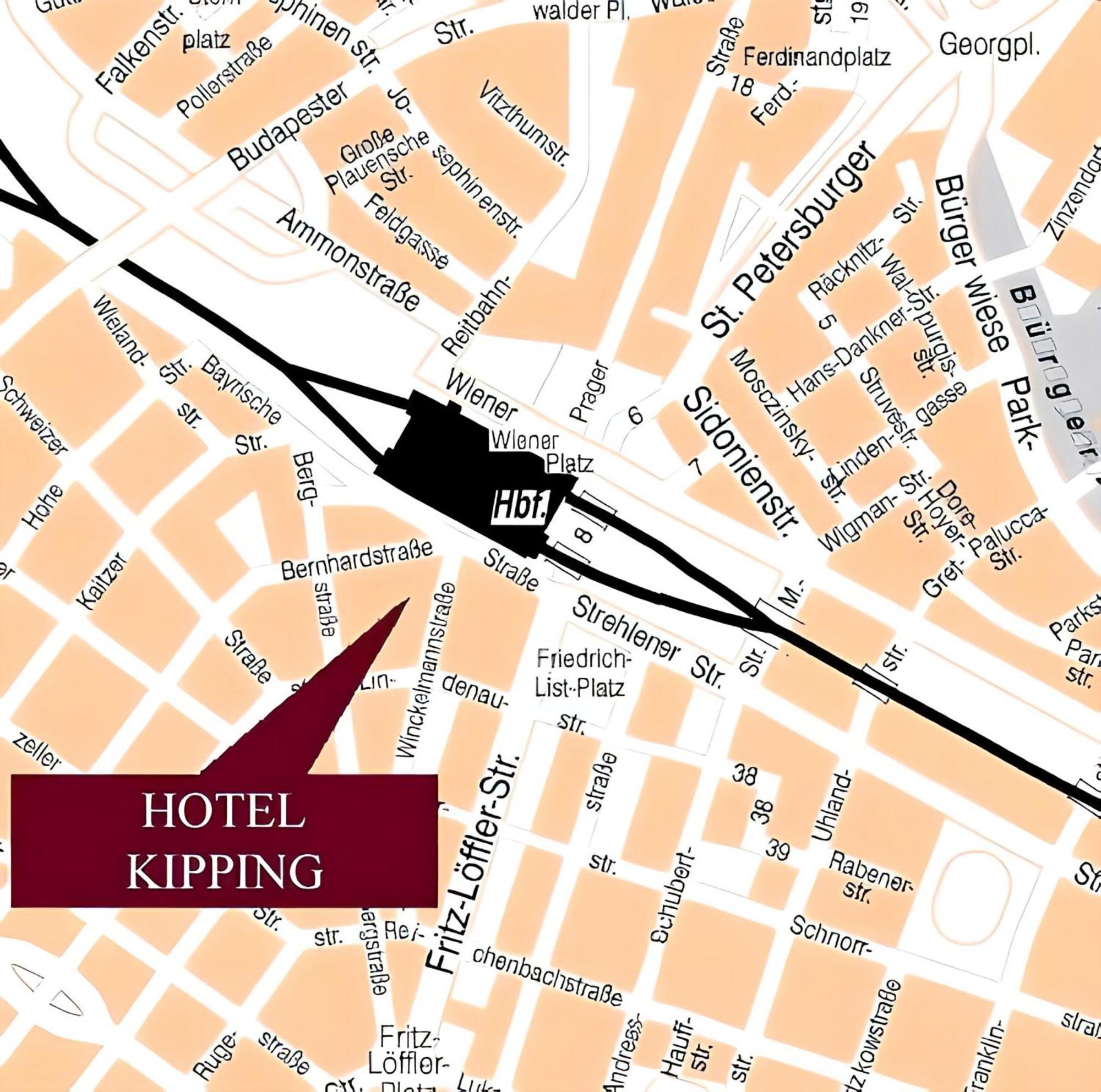 Hotel Villa Kipping Am Hauptbahnhof Dresden Luaran gambar